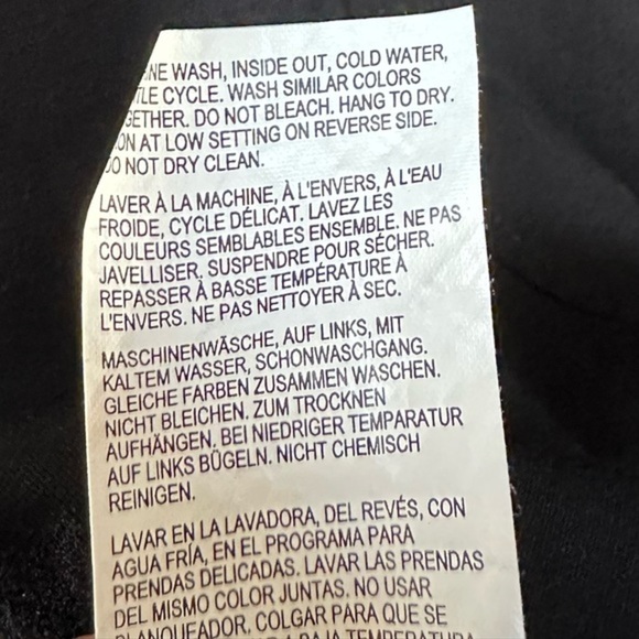 Michel Studio Black Dress with Faux Leather Detail - Picture 10 of 10